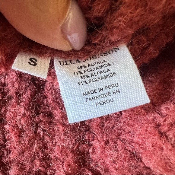 NWT Ulla Johnson Heather Pullover Alpaca Sweater - Picture 12 of 12